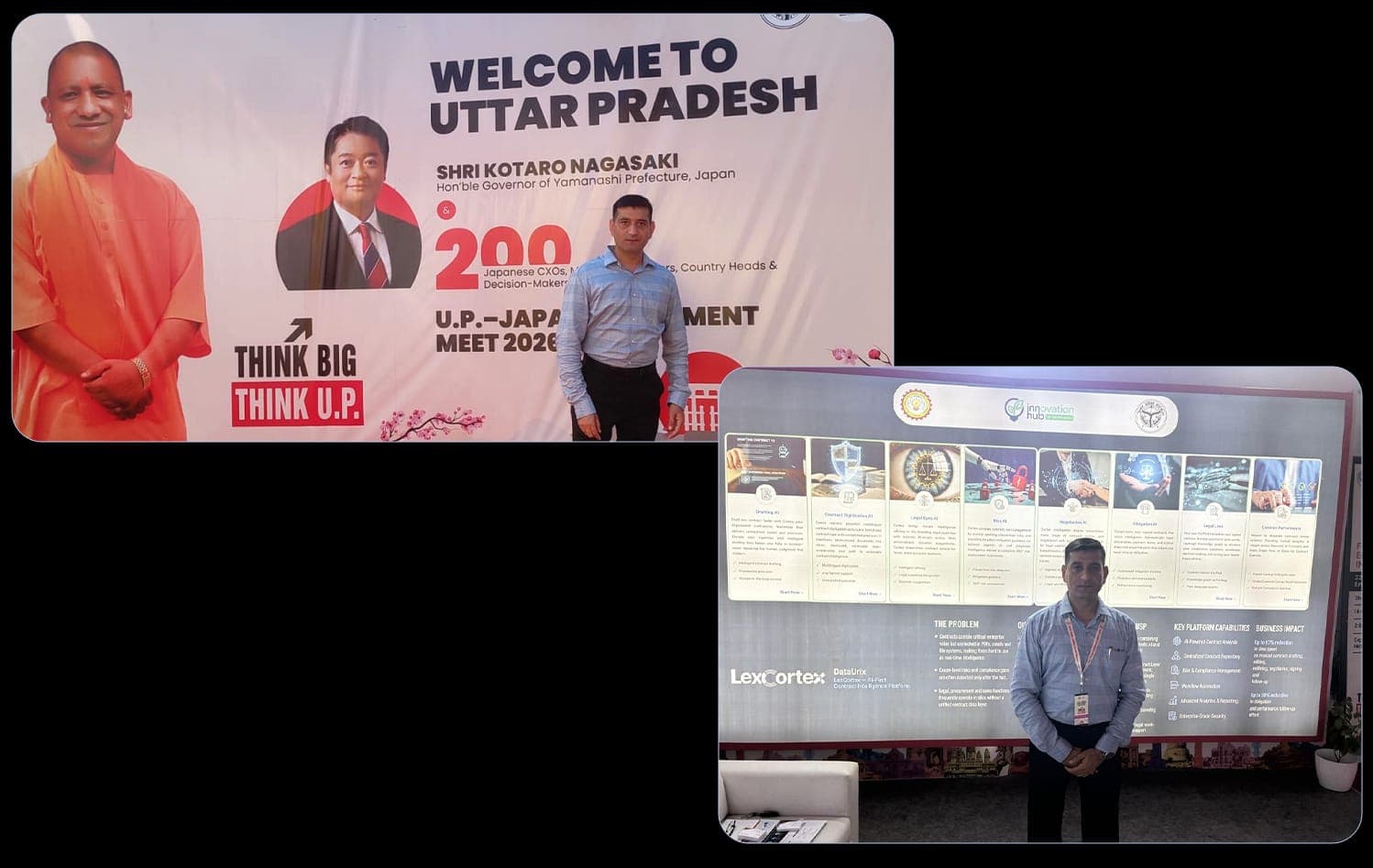 DataUrix at the India-Japan Summit in Lucknow and at the Innovation Hub Uttar Pradesh stall